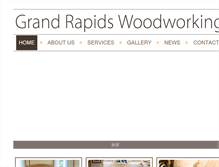 Tablet Screenshot of grandrapidswoodworking.com